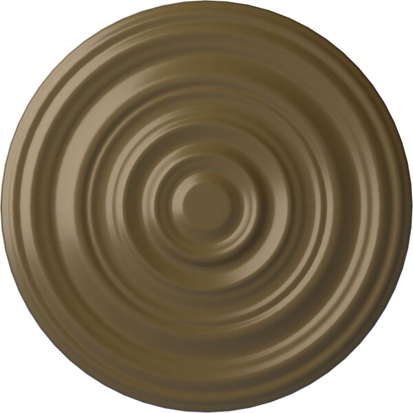 Ekena Millwork Carton Smooth Ceiling Medallion (Fits Canopies up to 9 1/8"), 29 1/8"OD x 1 1/2"P, Mississippi Mud CM29CAMMF - main